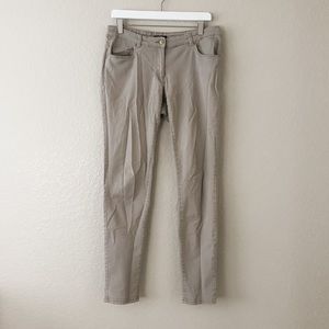 H&M Tan Kahki Skinny Pants, 12